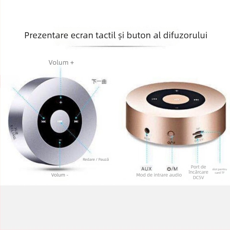 Difuzor Bluetooth fără fire Keling A8, IPX9 waterproof, baterie încorporată 2000-4000mAh, putere 10-20W, Bluetooth 5.0, răspuns în frecvență 100Hz-20kHz