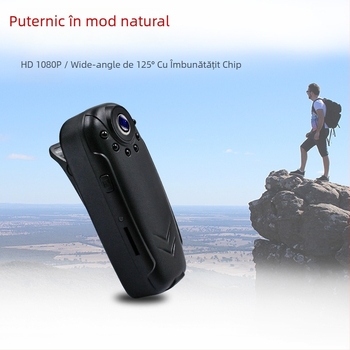 Cameră video purtabilă pentru corp (1080p rezoluție, zoom optic 20x, vizionare pe timp de noapte, senzor 3CMOS, autonomie baterie 6 ore)