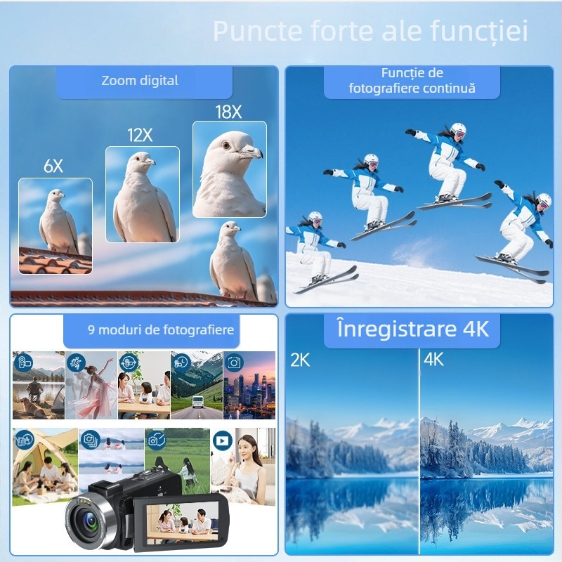 HDV-03 Cameră profesională CMOS, cu viteză înaltă, 8000 pixeli eficienți, 1080p