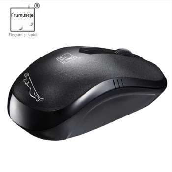 Mouse optic fără fir, 1600 DPI, ergonomic, USB 2.4G, model 101B