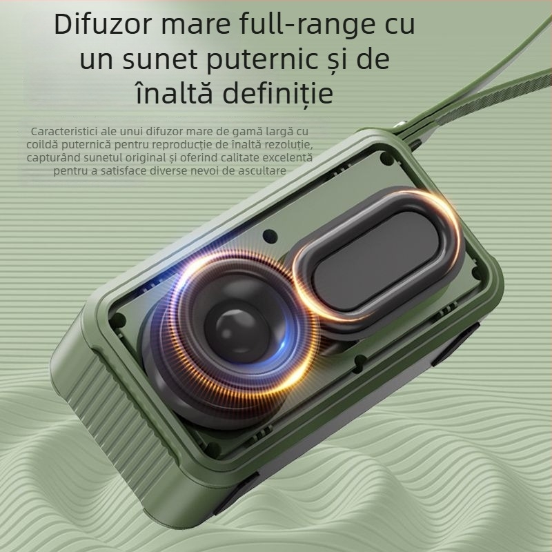 Boxă Bluetooth portabil Landscape F62 – baterie încorporată 1000–1200 mAh; Bluetooth 5.1; putere 5W; bandă de frecvență 100 Hz–20 kHz