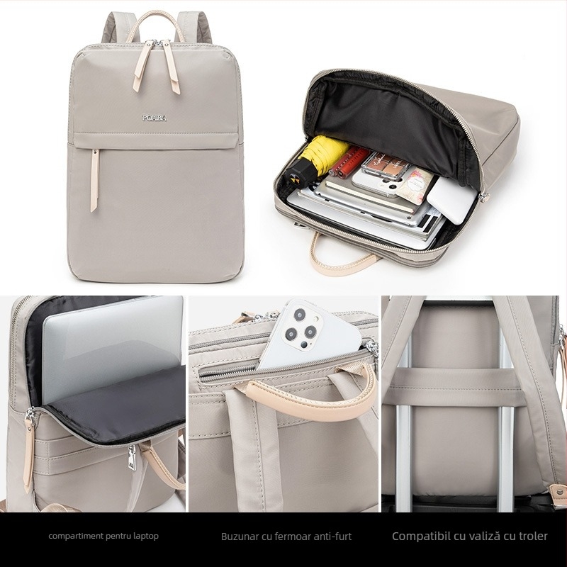 Rucsac pentru laptop, material Oxford, capacitate 20-35L, compartiment pentru laptop, antifurt, husă de ploaie