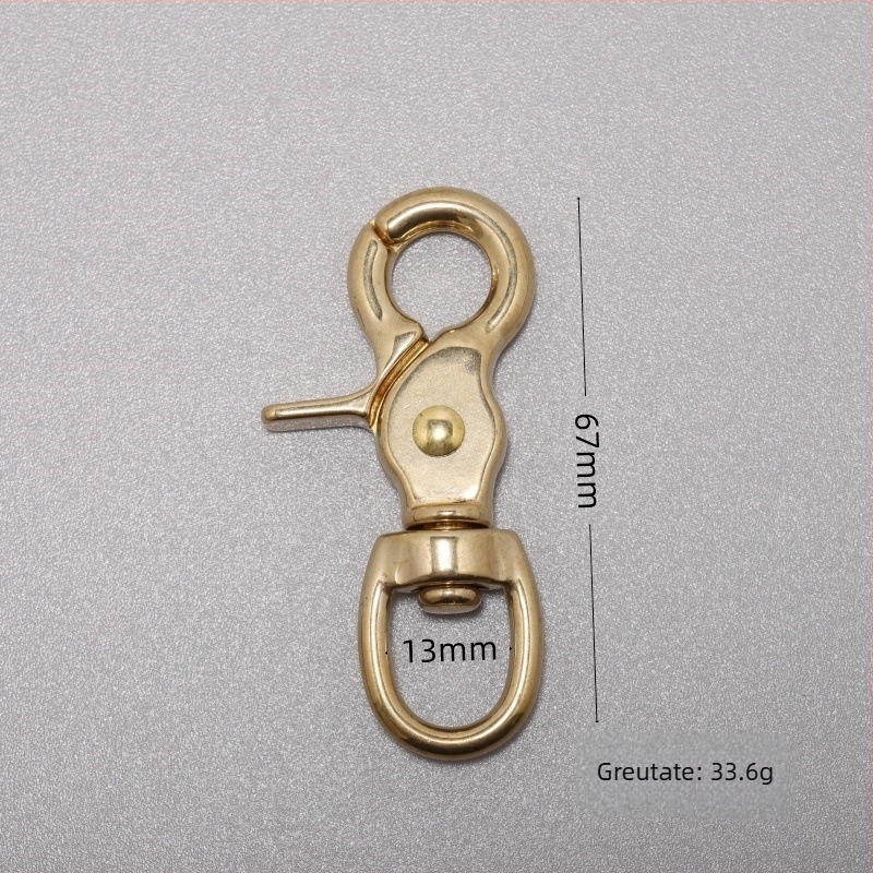 Cupru Cataramă cu bază rotundă 5013b pentru genți, bagaje și ham de câine - Jim Hardware, Primăvara 2025