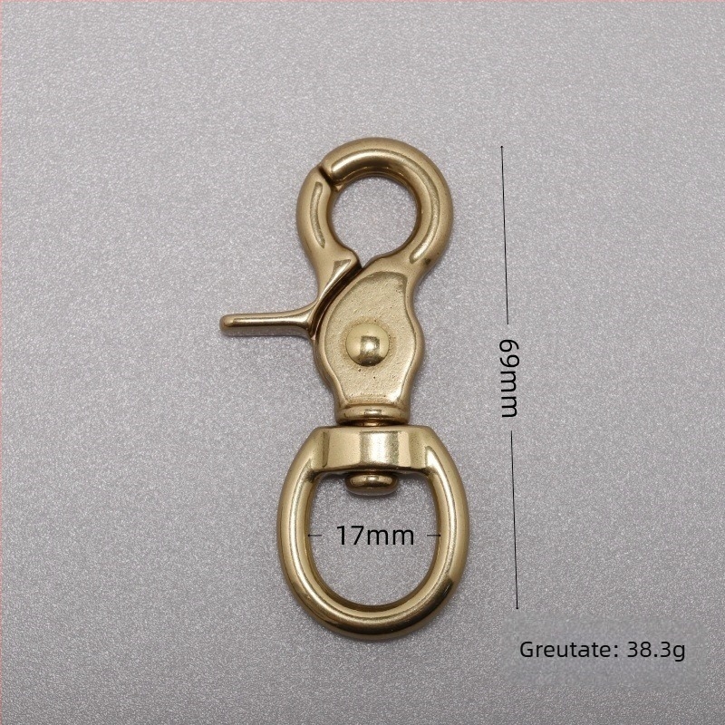 Cupru Cataramă cu bază rotundă 5013b pentru genți, bagaje și ham de câine - Jim Hardware, Primăvara 2025