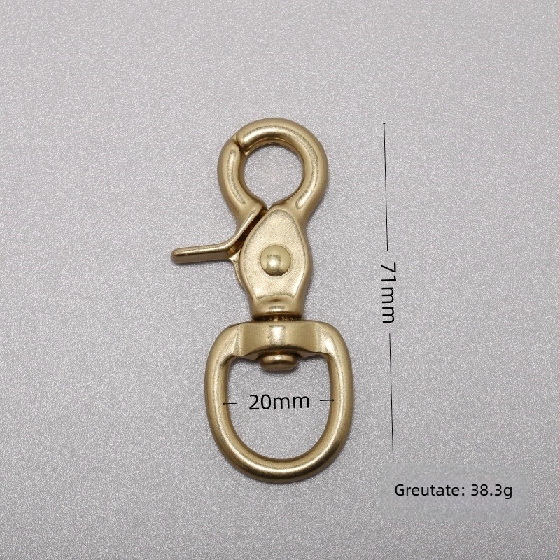 Cupru Cataramă cu bază rotundă 5013b pentru genți, bagaje și ham de câine - Jim Hardware, Primăvara 2025