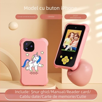 Telefon pentru copii Jiakasi S1/S2 cu camere frontale și din spate duale