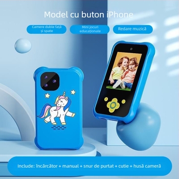 Telefon pentru copii Jiakasi S1/S2 cu camere frontale și din spate duale