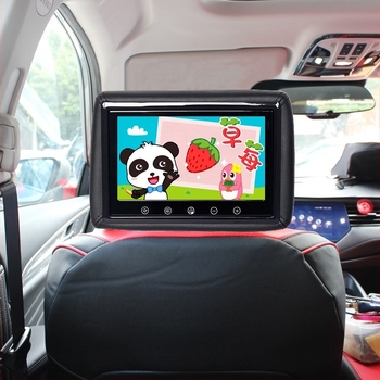 Display pentru tetieră auto cu buton tactil, ecran HD digital, model YG-918A, 2 intrări, PAL/NTSC