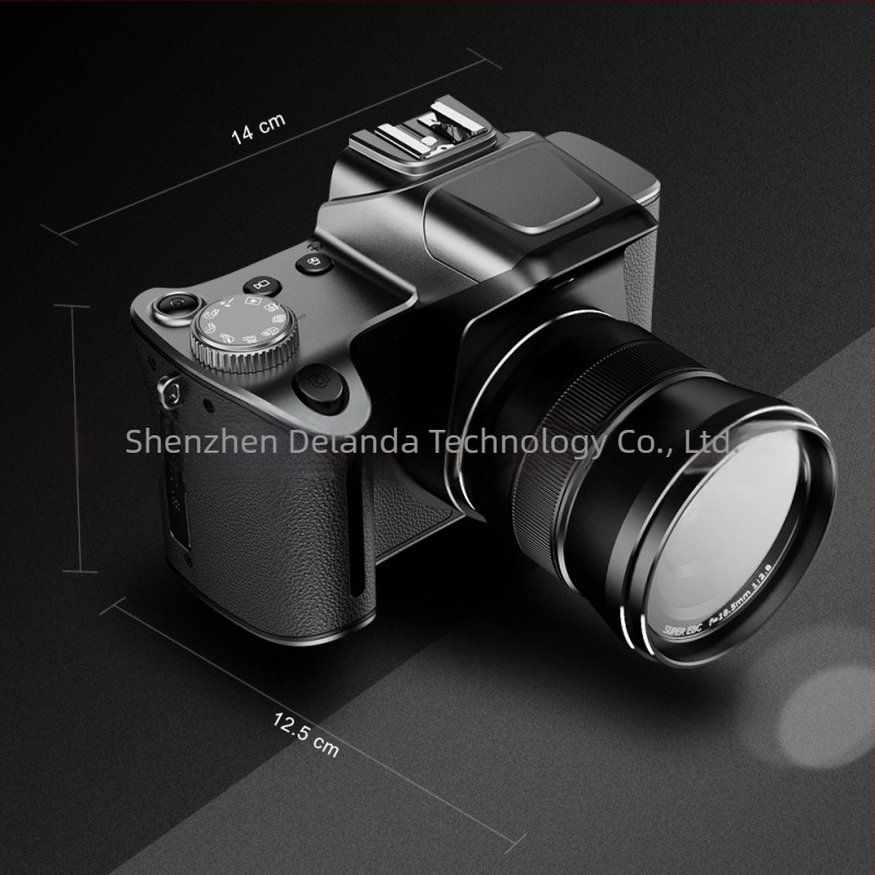 Cameră digitală cu rezoluție 5K, WiFi, ecran tactil de 4,0 inchi, senzor CMOS 1/3, zoom digital 18x