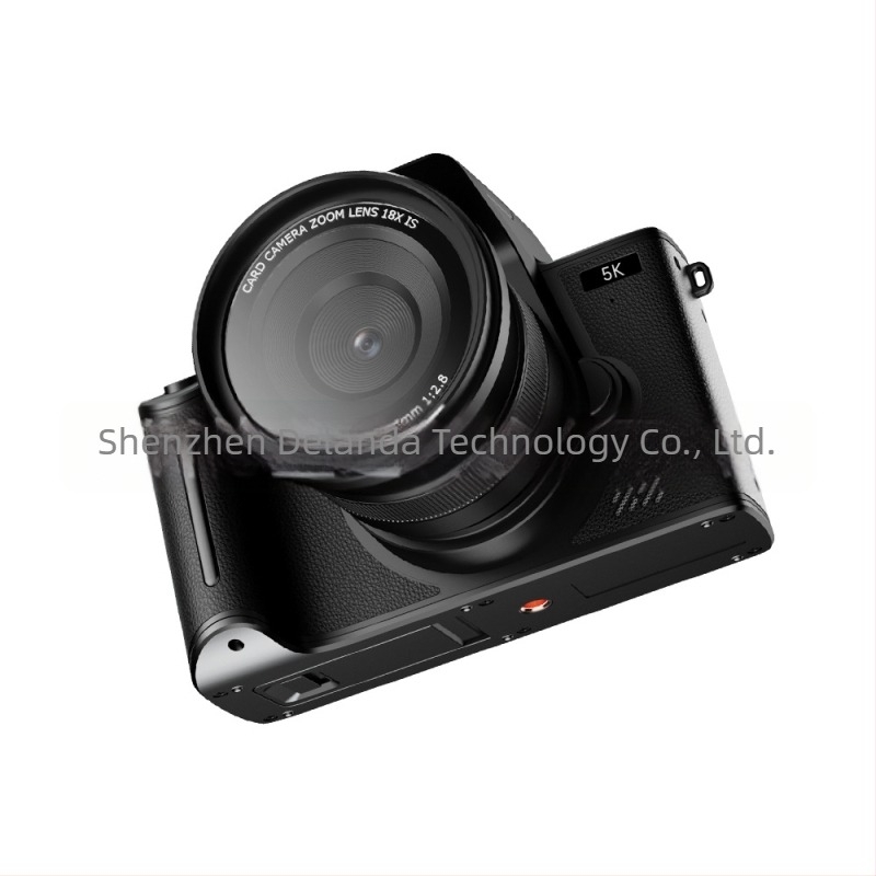 Cameră digitală cu rezoluție 5K, WiFi, ecran tactil de 4,0 inchi, senzor CMOS 1/3, zoom digital 18x