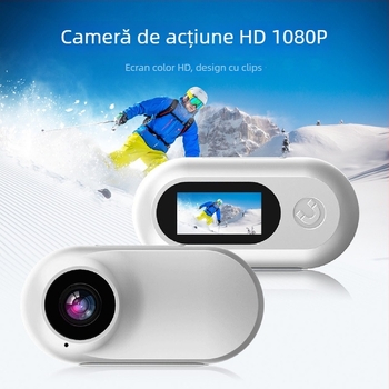 A100 cameră sport mini pentru degetul mare, 16MP, ecran LCD 1.4 inch, TF card, autonomie baterie ~70 minute