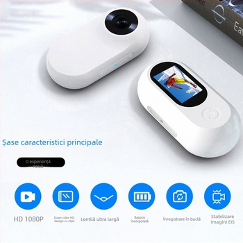 A100 cameră sport mini pentru degetul mare, 16MP, ecran LCD 1.4 inch, TF card, autonomie baterie ~70 minute