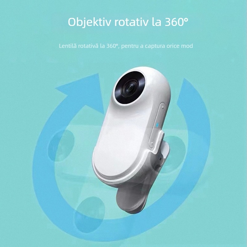 A100 cameră sport mini pentru degetul mare, 16MP, ecran LCD 1.4 inch, TF card, autonomie baterie ~70 minute