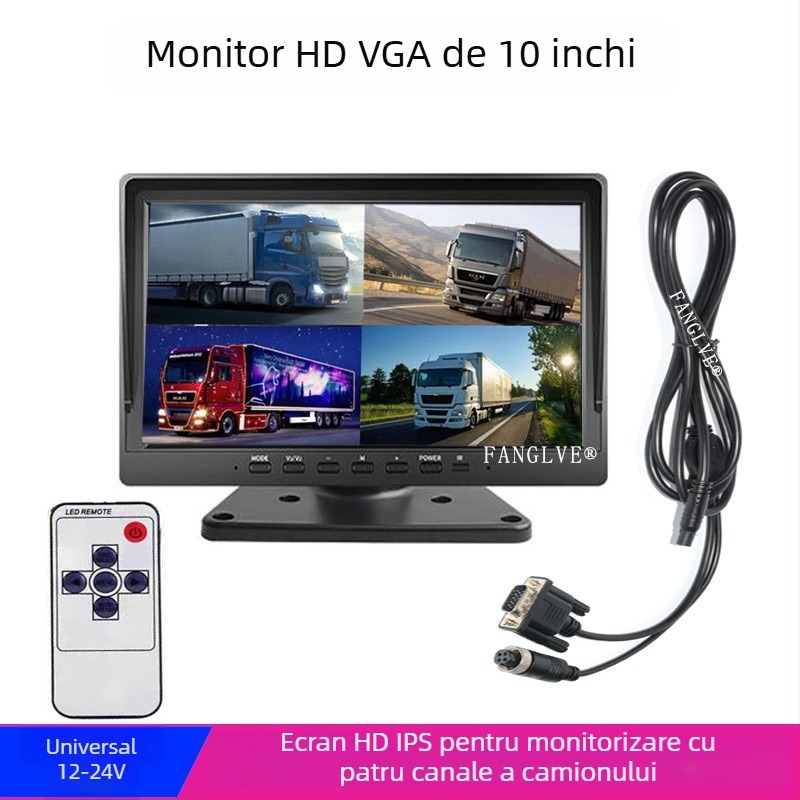 FANGLVE Afișaj LCD auto FL-VGA, TFT, intrare VGA
