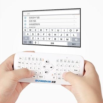 Set wireless tastatură și mouse cu Air Mouse și control gyro, F2S, USB tastatură, USB mouse, design integrat