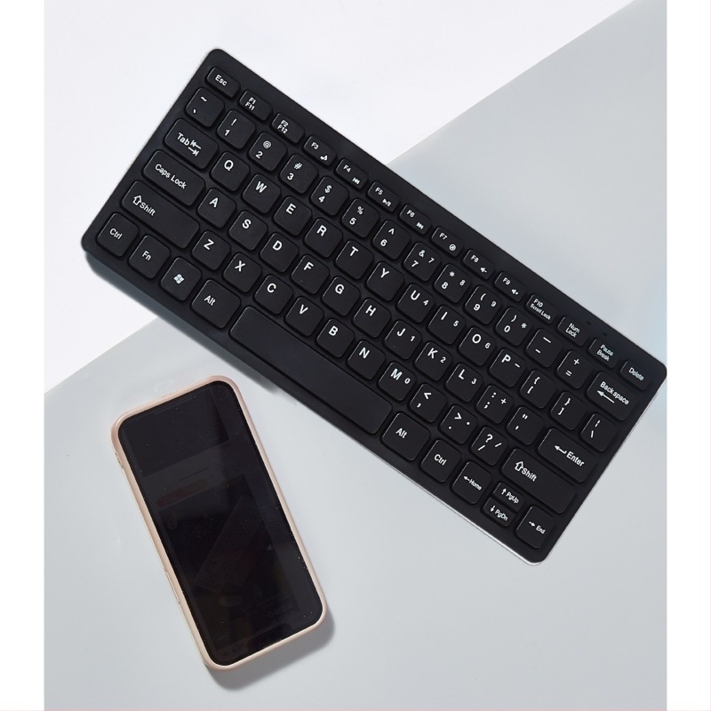 Set tastatură și mouse fără fir – ultra-subțire, silențios, Bluetooth, 98+ taste, mini, portabil, compatibil cu laptop