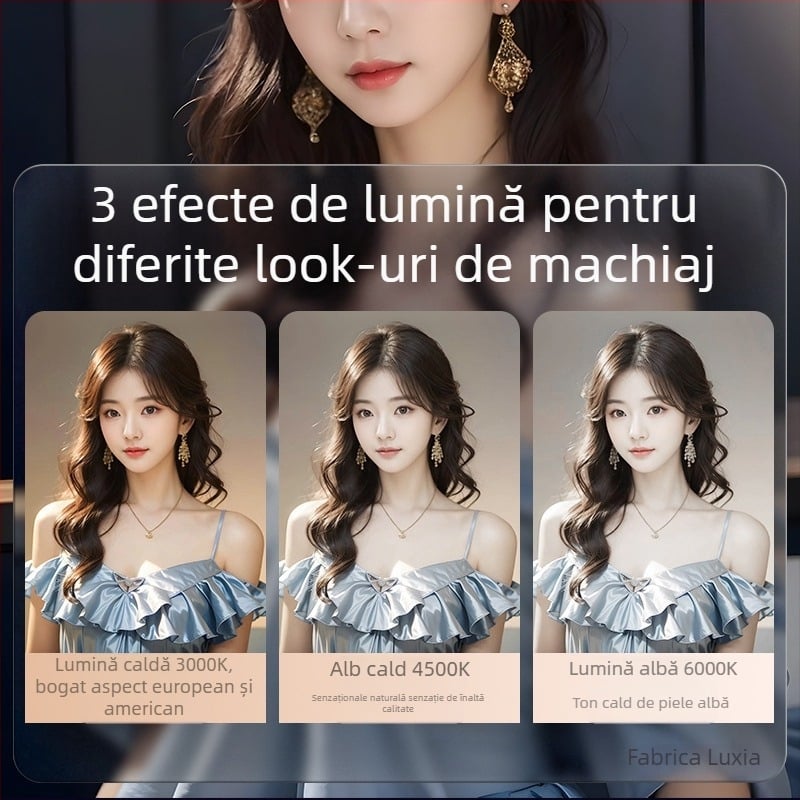 Mini Lumină de Fill cu telecomandă pentru utilizare pe birou | LED cu înaltă luminozitate, peste 150W