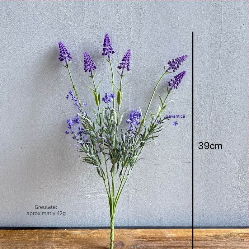 Flori artificiale simulate - Brand Flower crown, Material plastic, Tehnică flocking, Varietate 1327355784, Utilizări: nunți, exterior, recuzită pentru fotografie, decor casnic