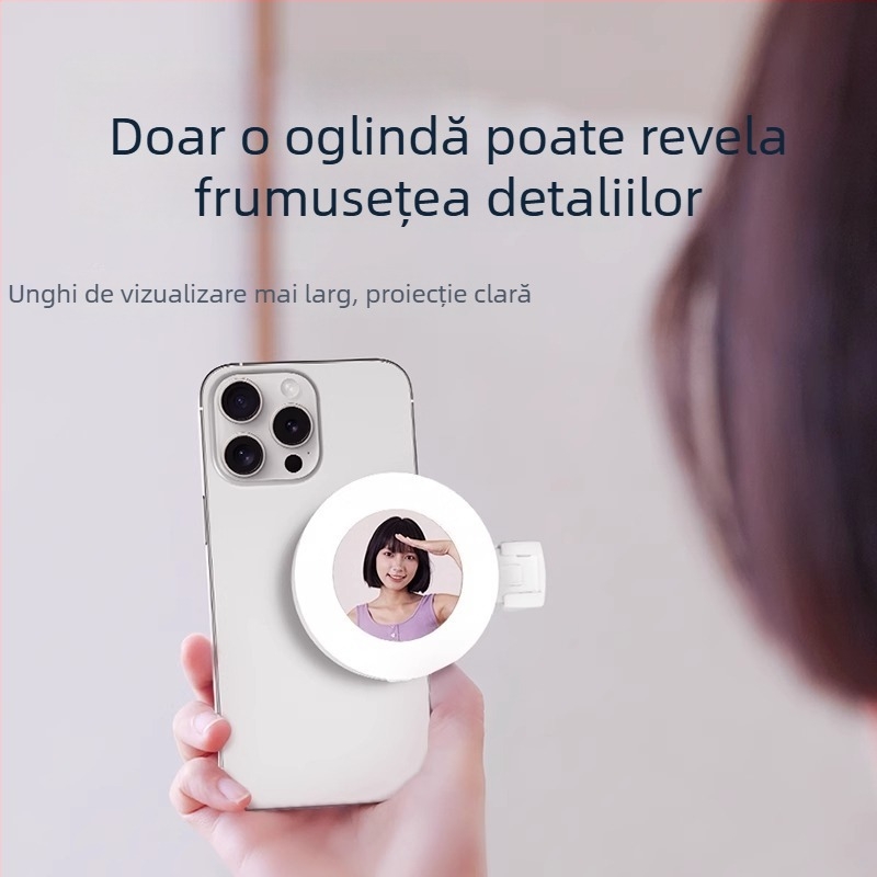 Lumină de umplere mini D6, pentru fotografiere și streaming live, portabilă, cu 3 temperaturi de culoare, putere ≤10W, 5V