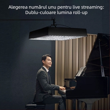 Lumină LED pentru studio cu temperatură duală a culorii, 150W, 220V