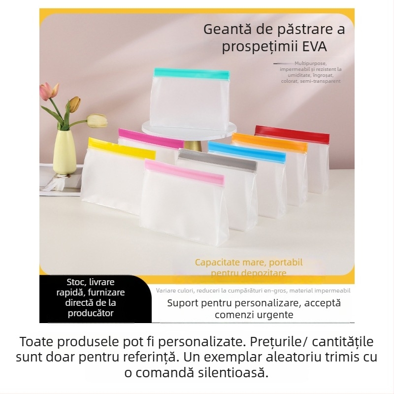 Sac Ziplock pentru păstrarea prospețimii | plastic | depozitare pentru călătorii | imprimare în culoare | laminare