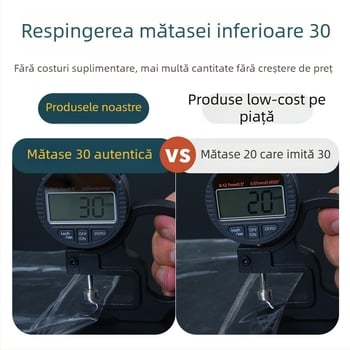 Geantă tote din PVC, transparentă cu logo personalizat – grosime dublă 30S, utilizare universală