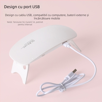 Mouse Light Lampă LED USB pentru Gel Nails