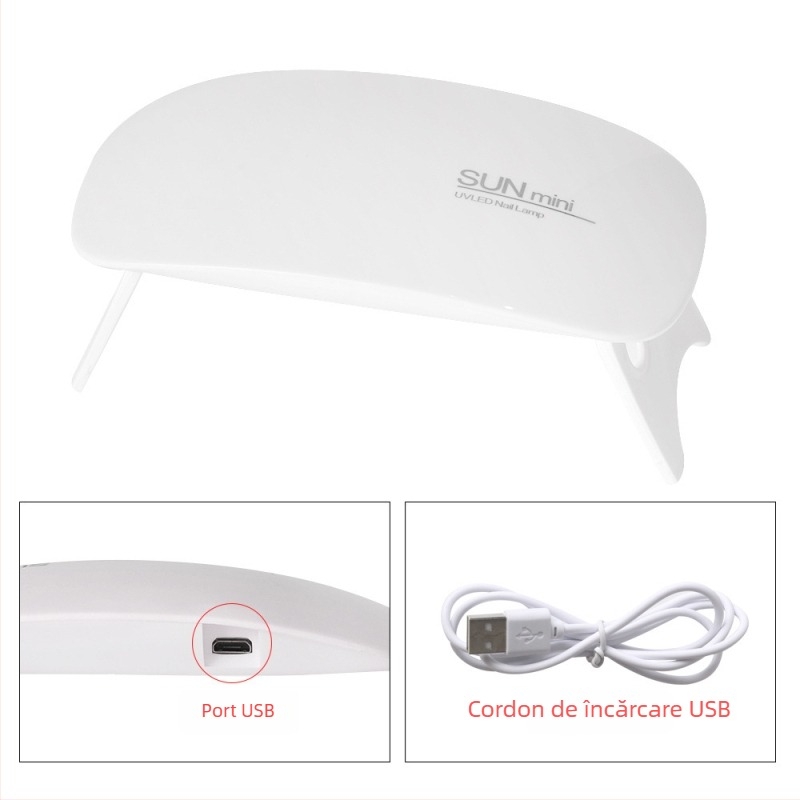 Mouse Light Lampă LED USB pentru Gel Nails