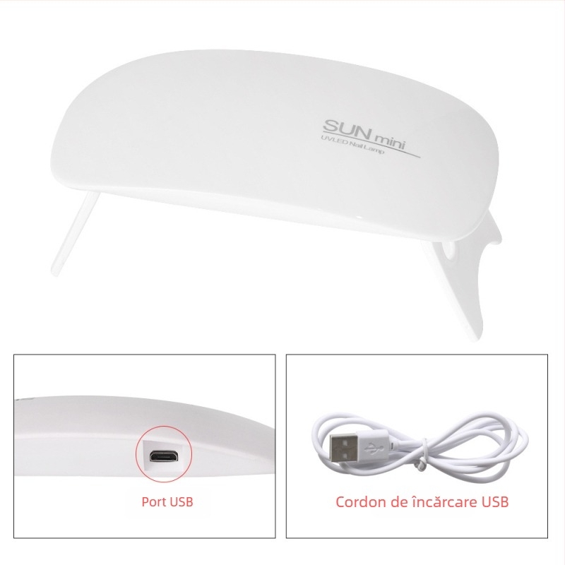 Mouse Light Lampă LED USB pentru Gel Nails