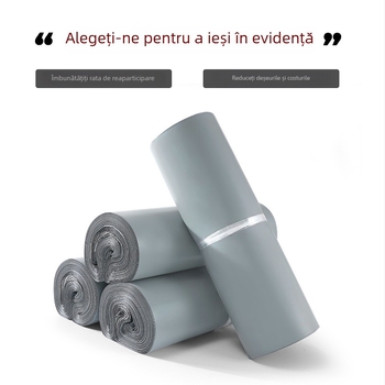 Geantă expres LDPE, auto-sealantă, pentru ambalare logistică, raport virgin: reciclat 5:5