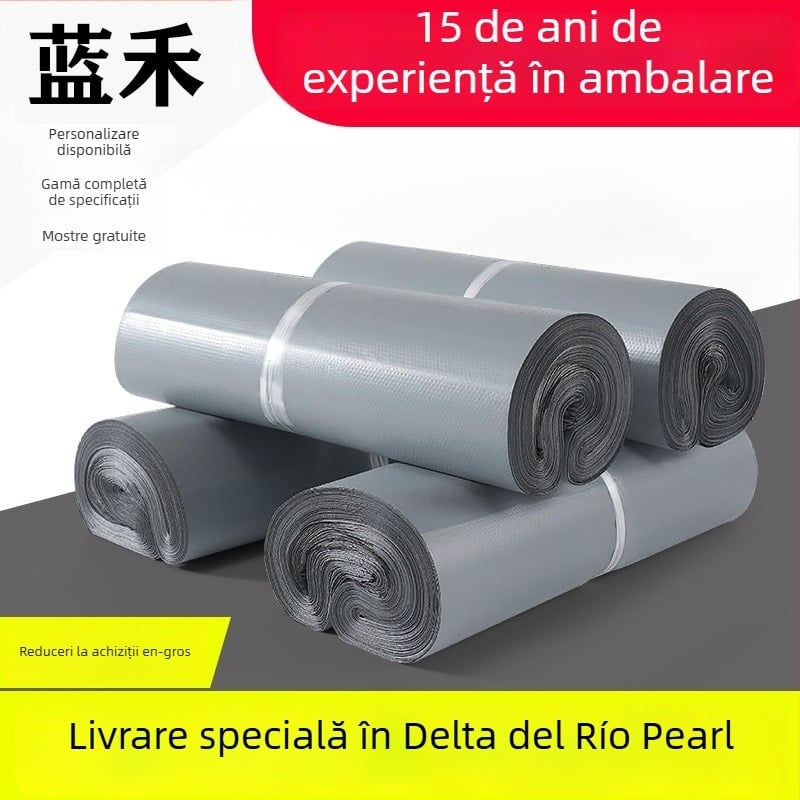 Geantă expres LDPE, auto-sealantă, pentru ambalare logistică, raport virgin: reciclat 5:5