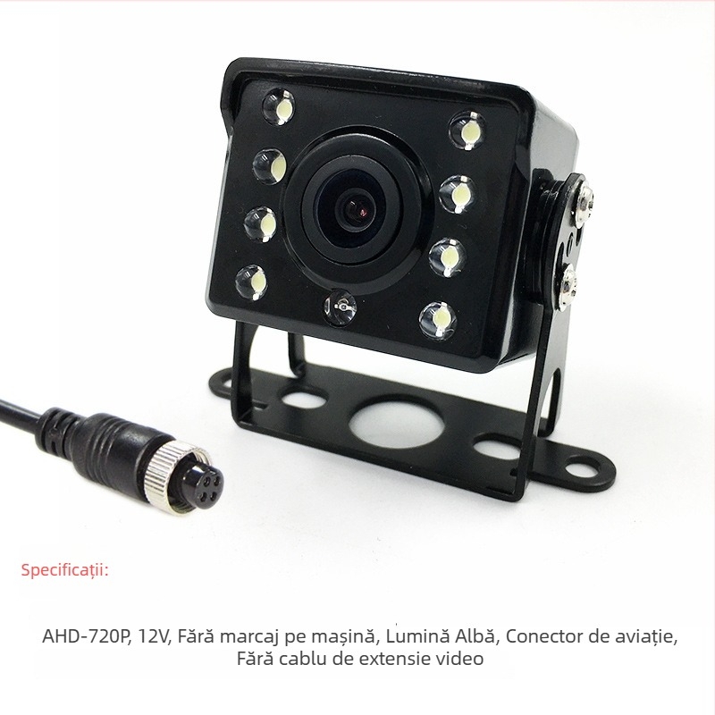Oliyo dash cam 4 canale pentru camion, viziune AHD de noapte, unghi larg, cameră de mers înapoi