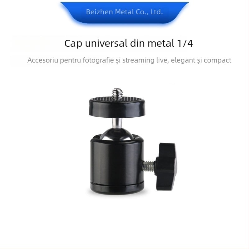 Cap balon metal pentru trepied universal — Montaj: șurub; Brand: Bei zhen; Utilizare: universal; Greutate: 0.006 kg