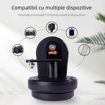 Gimbal electric pentru telefon mobil și cameră fără oglindă, telecomandă, filmare panoramică la 360°, imagistică termică cu stabilizare, carcasă din ABS