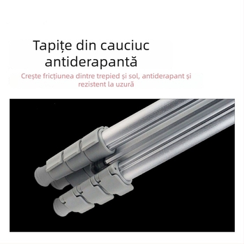 Trepied din aliaj de aluminiu, cap bal, 5 secțiuni, încărcare până la 5 kg, placă cu eliberare rapidă