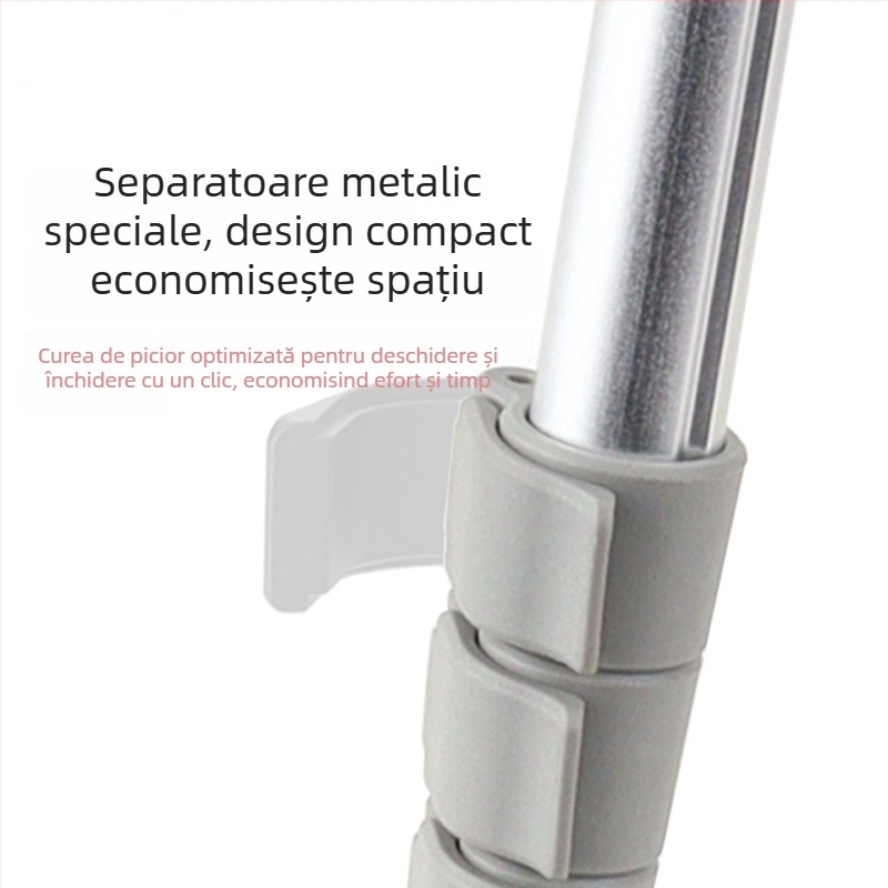 Trepied din aliaj de aluminiu, cap bal, 5 secțiuni, încărcare până la 5 kg, placă cu eliberare rapidă