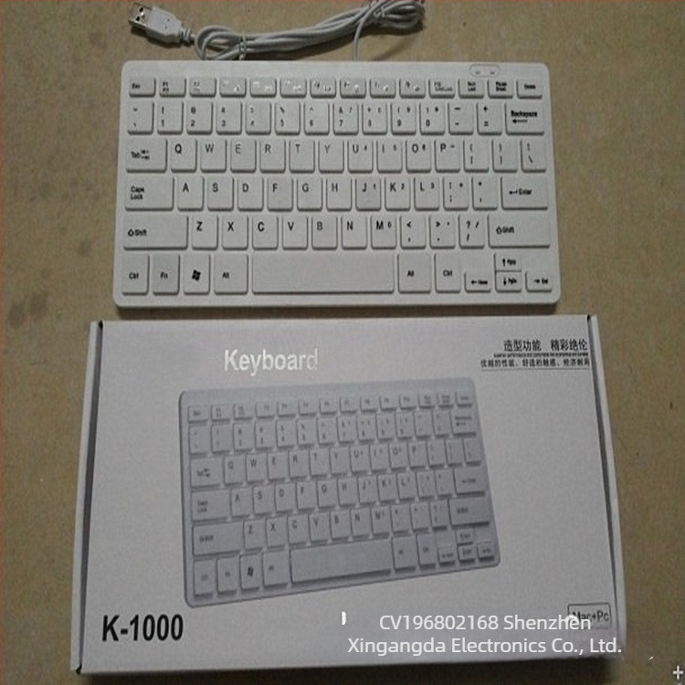 Tastatură silențioasă pentru laptop Neutral K1000, 78 taste, cablată, impermeabilă, Palace Pillar Architecture