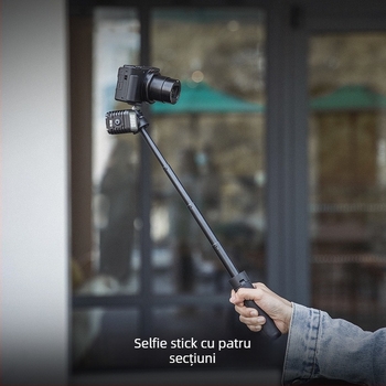 PGYTECH Trepied pentru cameră și smartphone, 4 secțiuni, din aliaj de aluminiu, cap pan-tilt sferic, încărcare până la 2 kg, model P-GM-217
