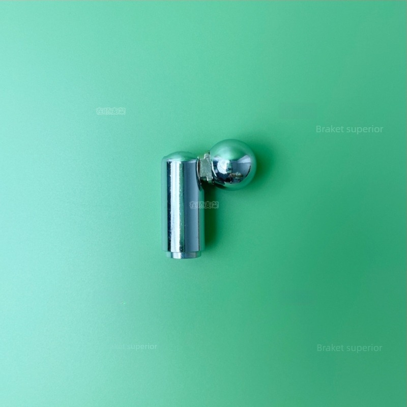 Cap de bilă universal metalic cu adaptor de 17 mm pentru trepied 1/4, montaj prin rotație, rotație verticală 90°, rotație orizontală 0°, greutate 0.006