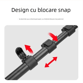 Yunteng 5228 Trepied pentru fotografie din aliaj de aluminiu, design anti-pliere, cap adaptor, sarcină 2-5 kg