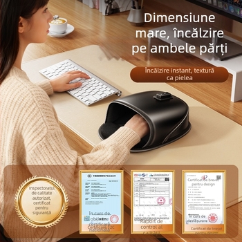 Pad de mouse din piele, încălzit, cu încălzire pentru mâna, față unică, model 06075803