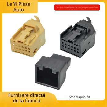 Conector modul radar de parcare inversă, carcasă din cauciuc, Le Yi, izolator PBT, pentru mașină