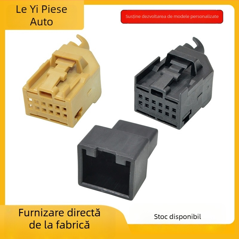 Conector modul radar de parcare inversă, carcasă din cauciuc, Le Yi, izolator PBT, pentru mașină