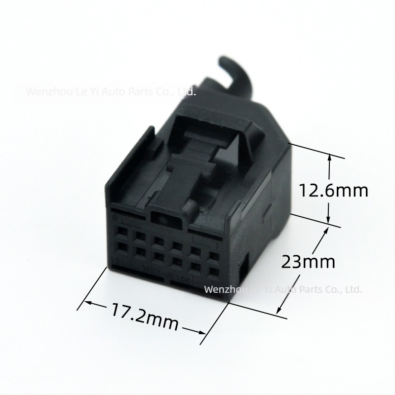 Conector modul radar de parcare inversă, carcasă din cauciuc, Le Yi, izolator PBT, pentru mașină