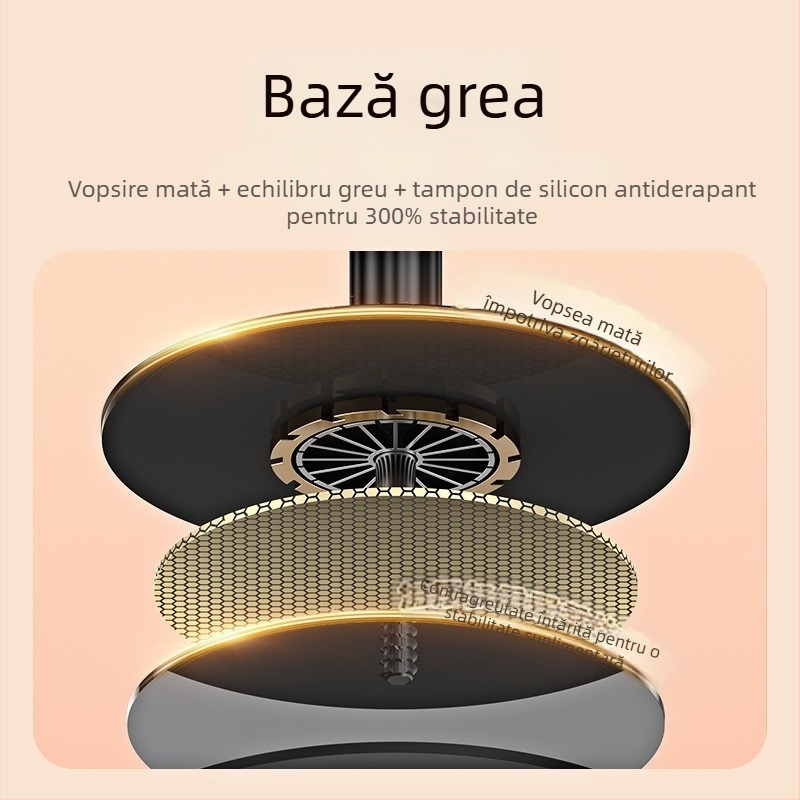 Suport pentru filmare de sus cu braț rotativ, ridicator și telescopic pentru telefoane și tablete, metal, MagSafe suport, antișoc