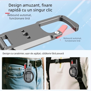 Stativ magnetic pentru fotografie și transmisiuni live — aliaj de aluminiu, universal, anti-tremur, suport de personalizare