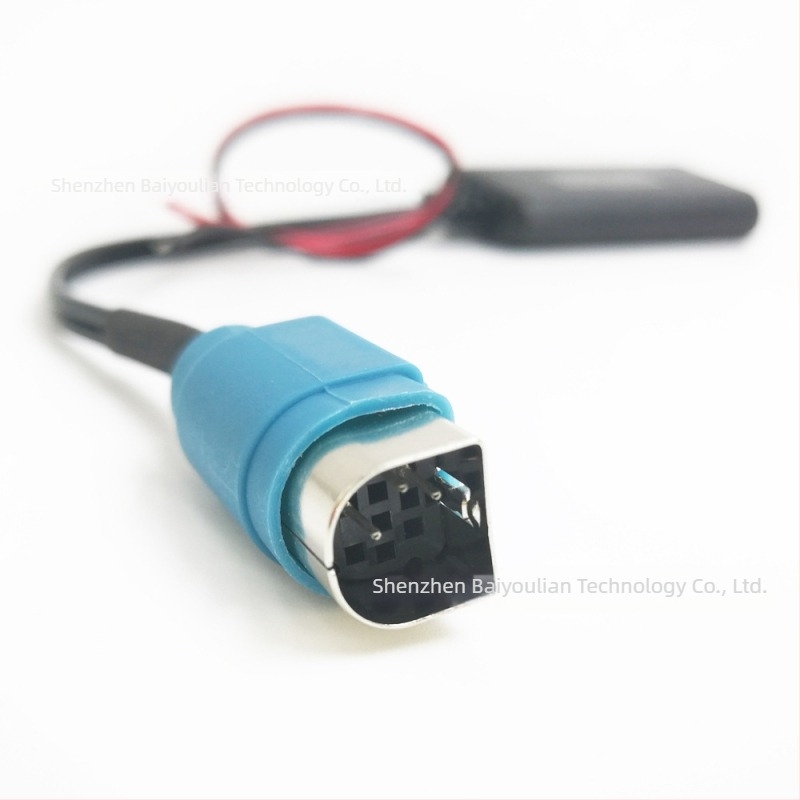 Handsfree Bluetooth pentru radio Alpine 121B236B237B — Bluetooth 5.0, sunet AUX, alimentare 12V, instalare în spatele CD-ului