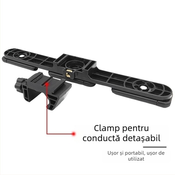 Set cap de trepied pentru telefonul mobil, cu montură reglabilă în trei poziții și clips supliment pentru cameră; plastic ABS; încărcare maximă 2–5 kg