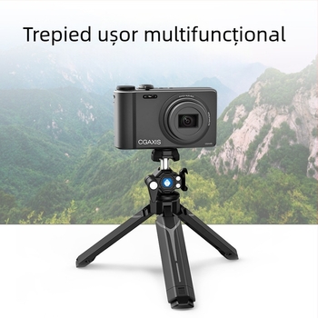 Trepied pentru vlog cu dual cold shoe mounts, extensie de birou portabilă pentru DSLR/mirrorless • Material: Nylon • Capacitate de încărcare: 3 kg • Categoria: Tripod/PTZ