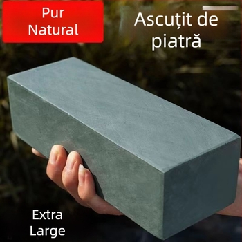 Piatra de ascuțit naturală pentru cuțite de bucătărie și bucătar – stil modern simplu, lansare 2023, Material: Altul